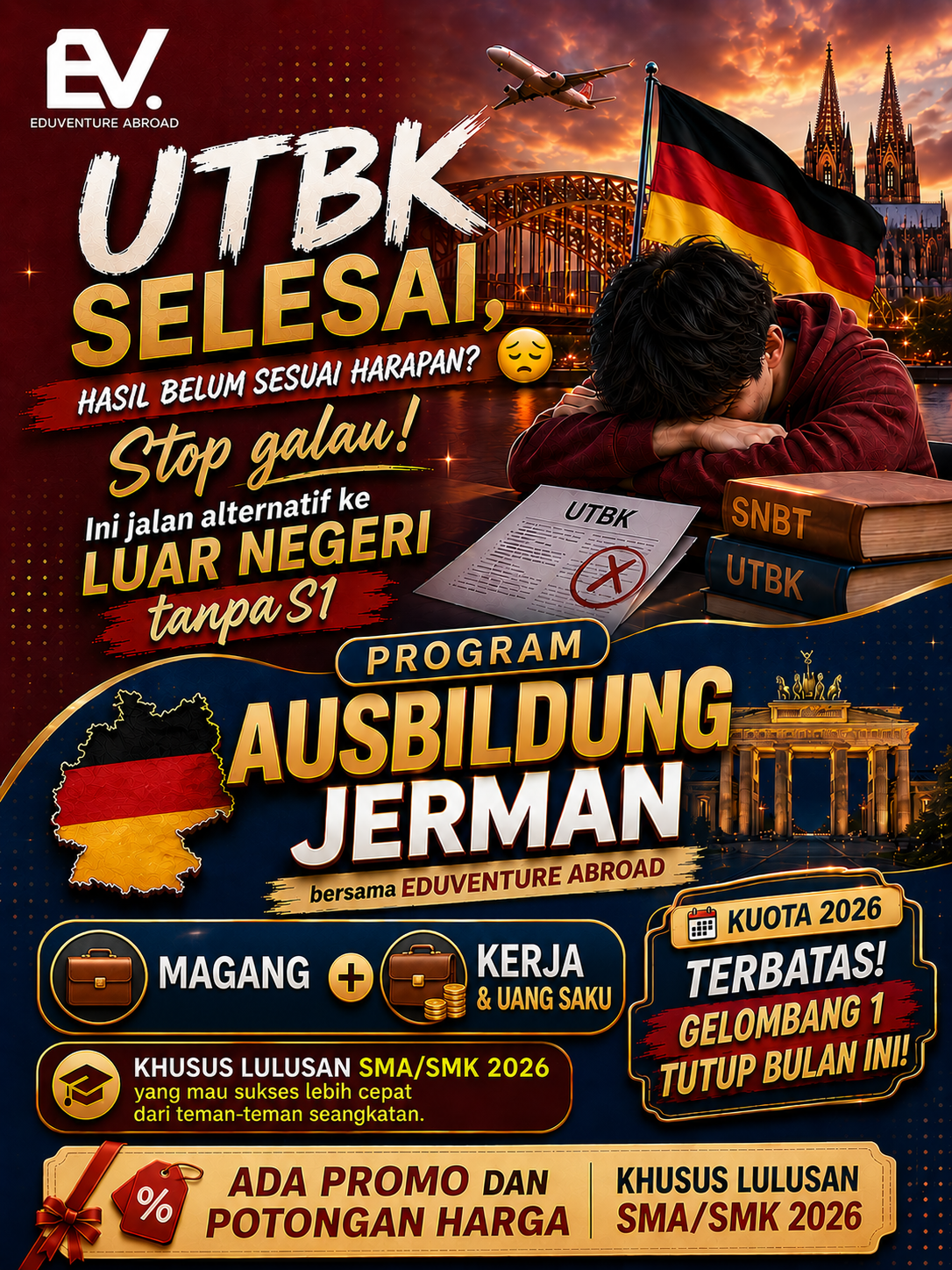 EduVenture Abroad Buka Pendaftaran Program Ausbildung Jerman 2026 untuk Lulusan SMA/SMK